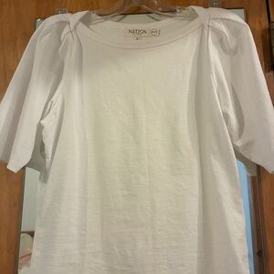 Nation LA Organic 3/4 puffed sleeve top